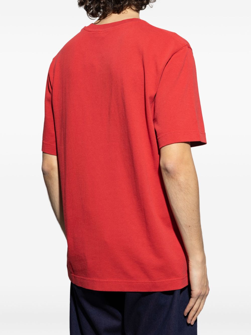 Jacquemus T-Shirts And Polos Red Natural (veg)->cotton100.0 %