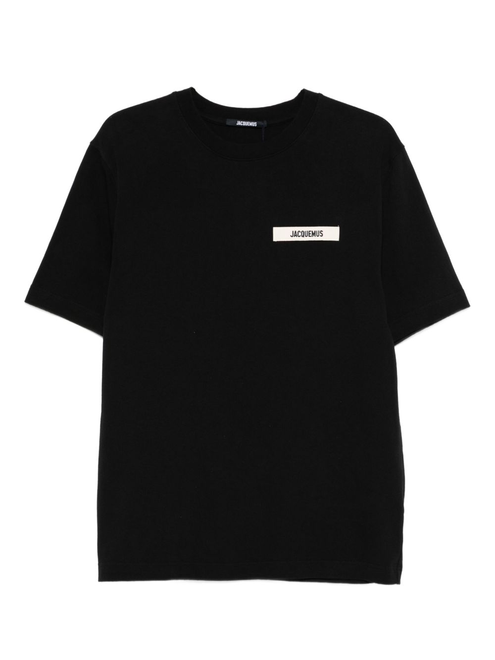 Jacquemus T-Shirts And Polos Black Natural (veg)->cotton100.0 %