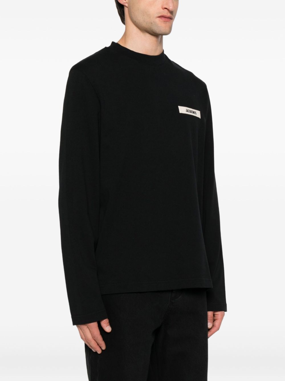 Jacquemus T-Shirts And Polos Black Natural (veg)->cotton100.0 %