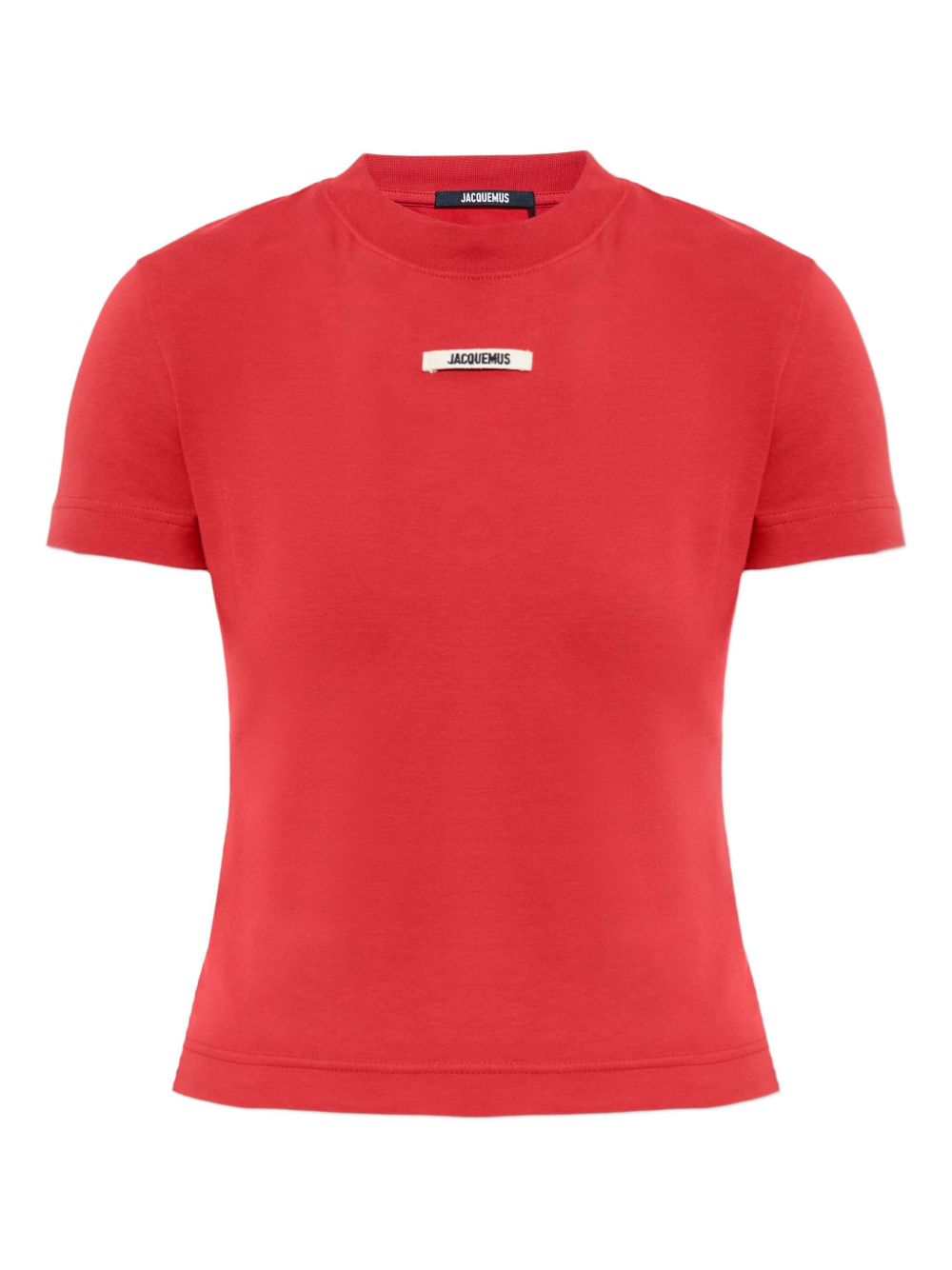 Jacquemus T-Shirts And Polos Red Natural (veg)->cotton100.0 %