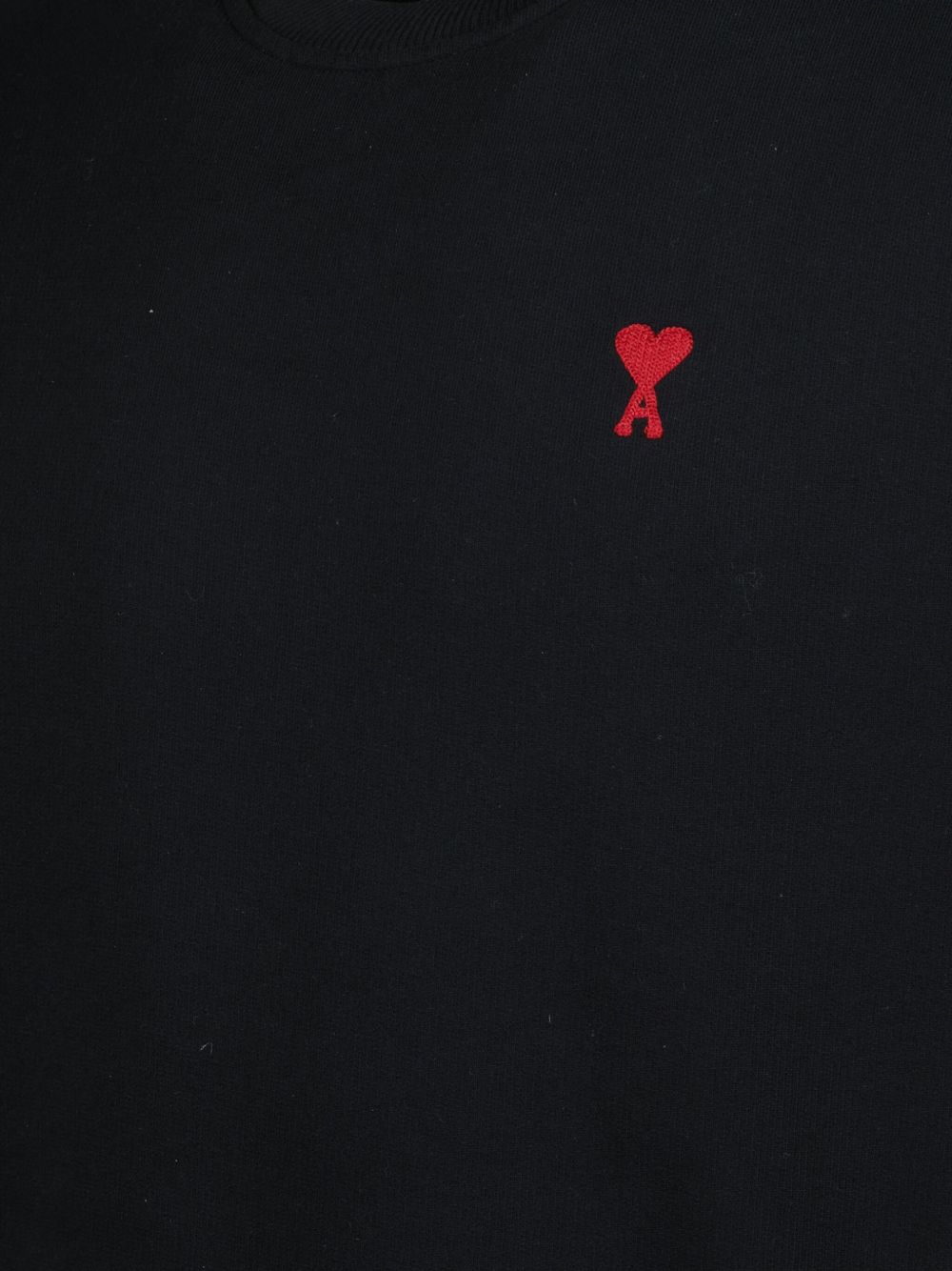 Ami Paris Sweaters Black Cotton