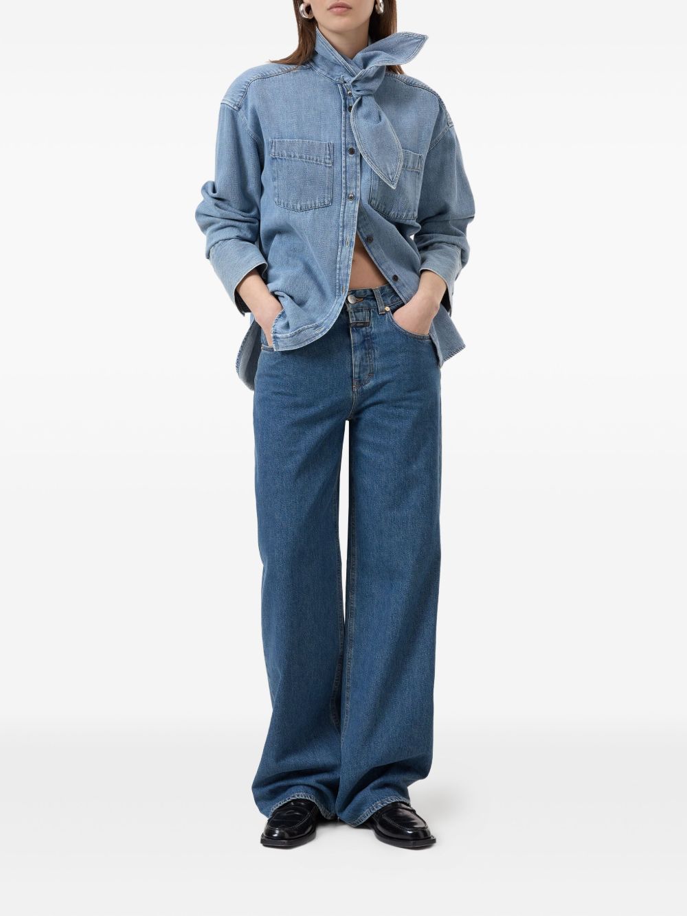 Closed Shirts Clear Blue