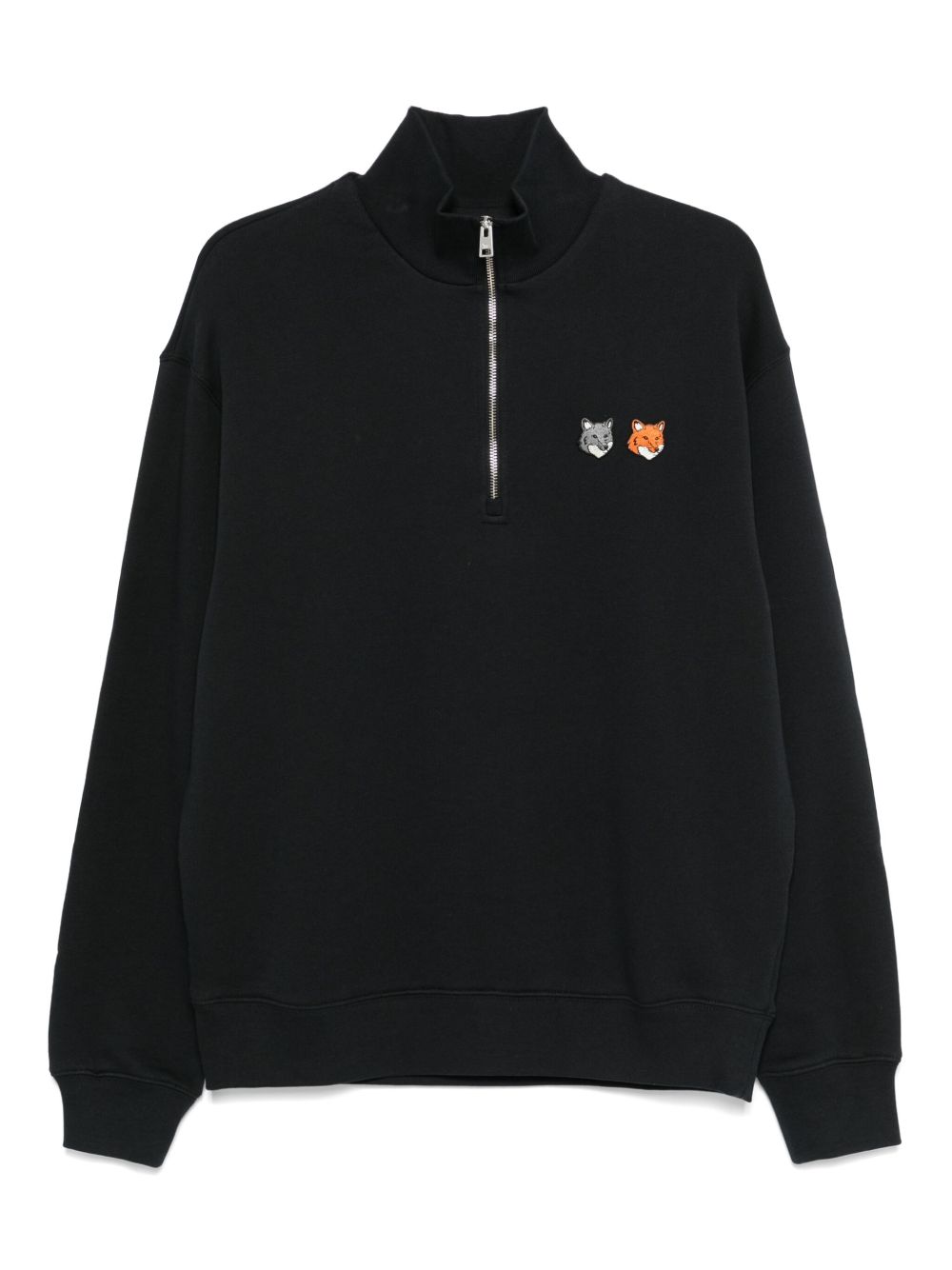 Maison Kitsune Sweaters Grey Cotton