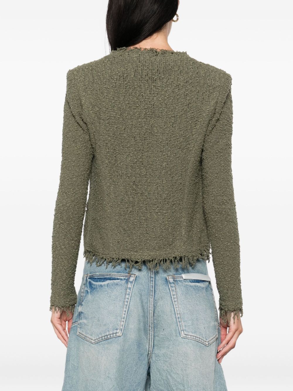 Iro Jackets Green Outer: Cotton