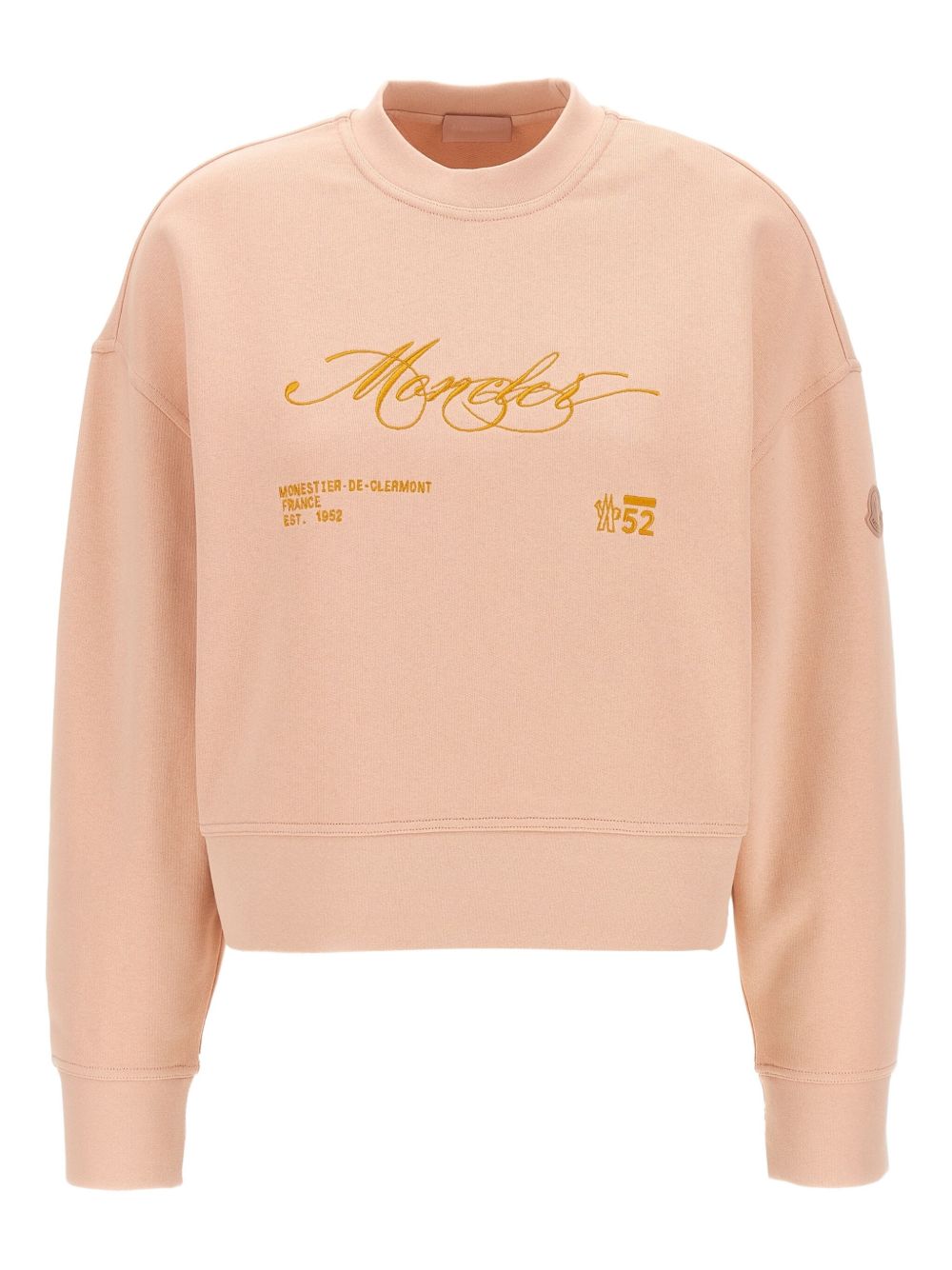 Moncler Sweaters Pink Cotton