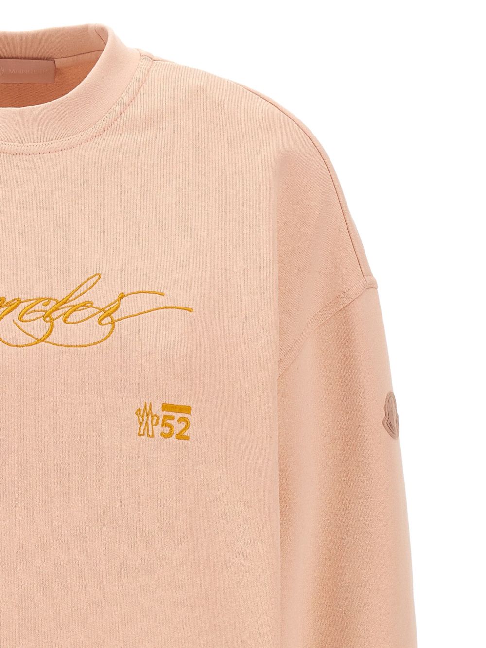 Moncler Sweaters Pink Cotton