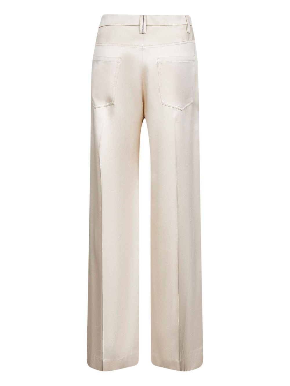 Brunello Cucinelli Trousers Bianco Acetate