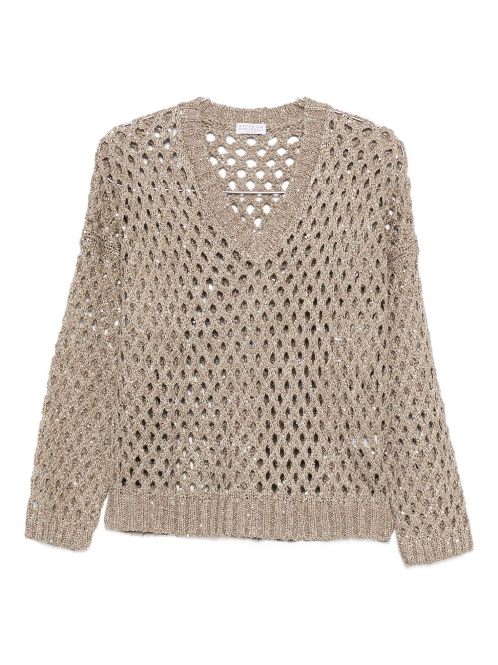 Brunello Cucinelli Sweaters Marrone Scuro Silk