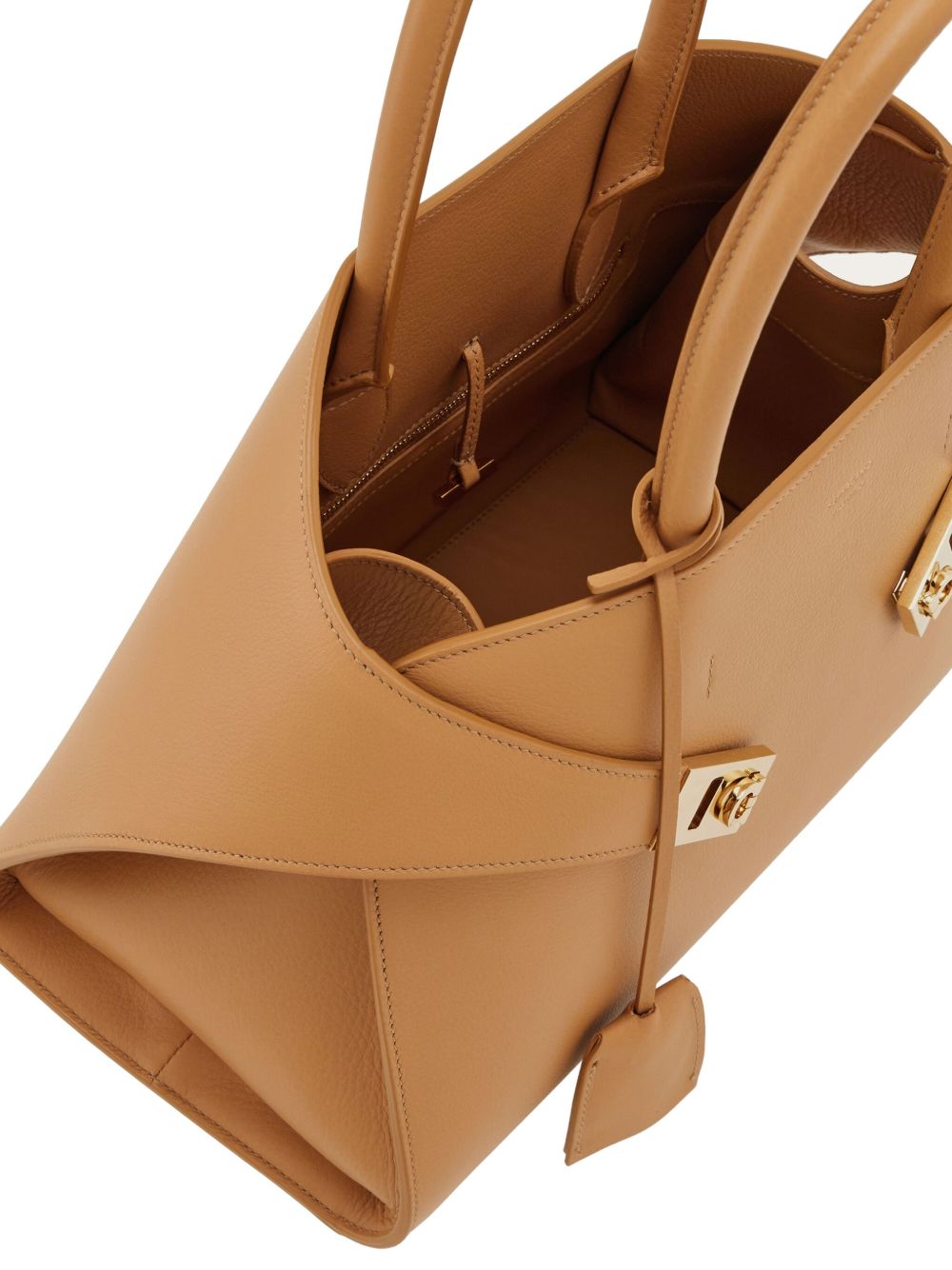 Ferragamo Bags Beige Leatehr