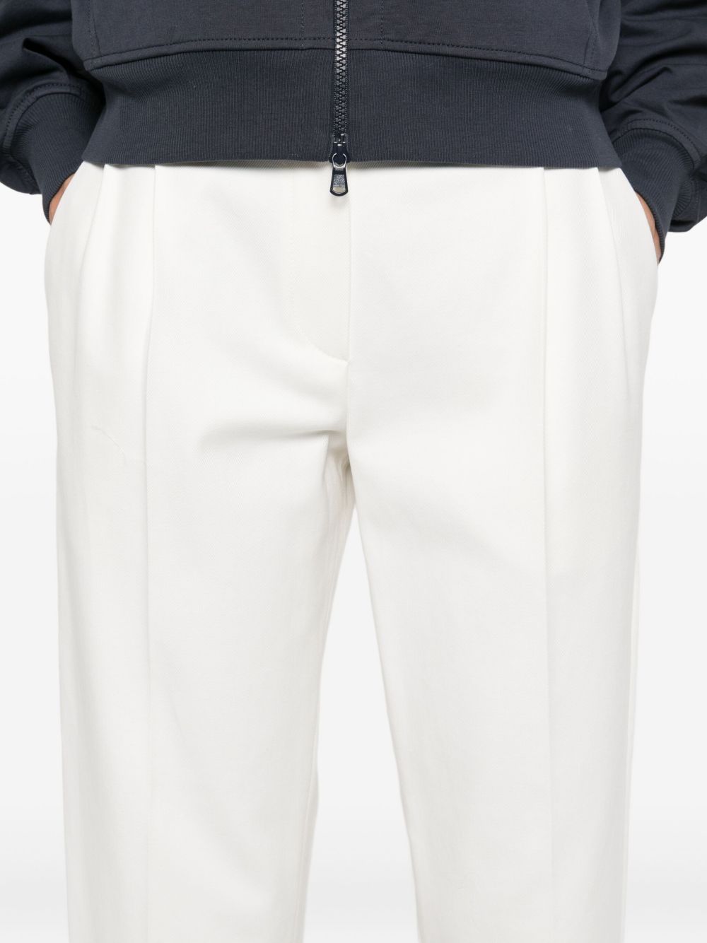 Brunello Cucinelli Trousers Bianco Outer: Cotton