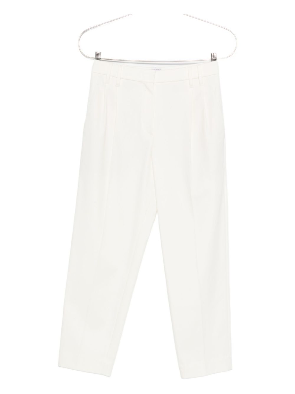 Brunello Cucinelli Trousers Bianco Outer: Cotton