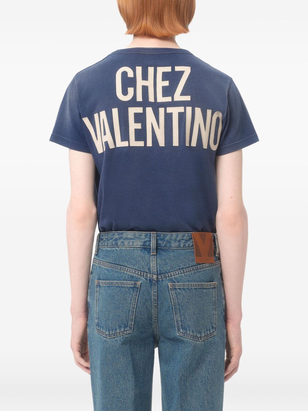 Valentino T-Shirts And Polos Blue Cotton