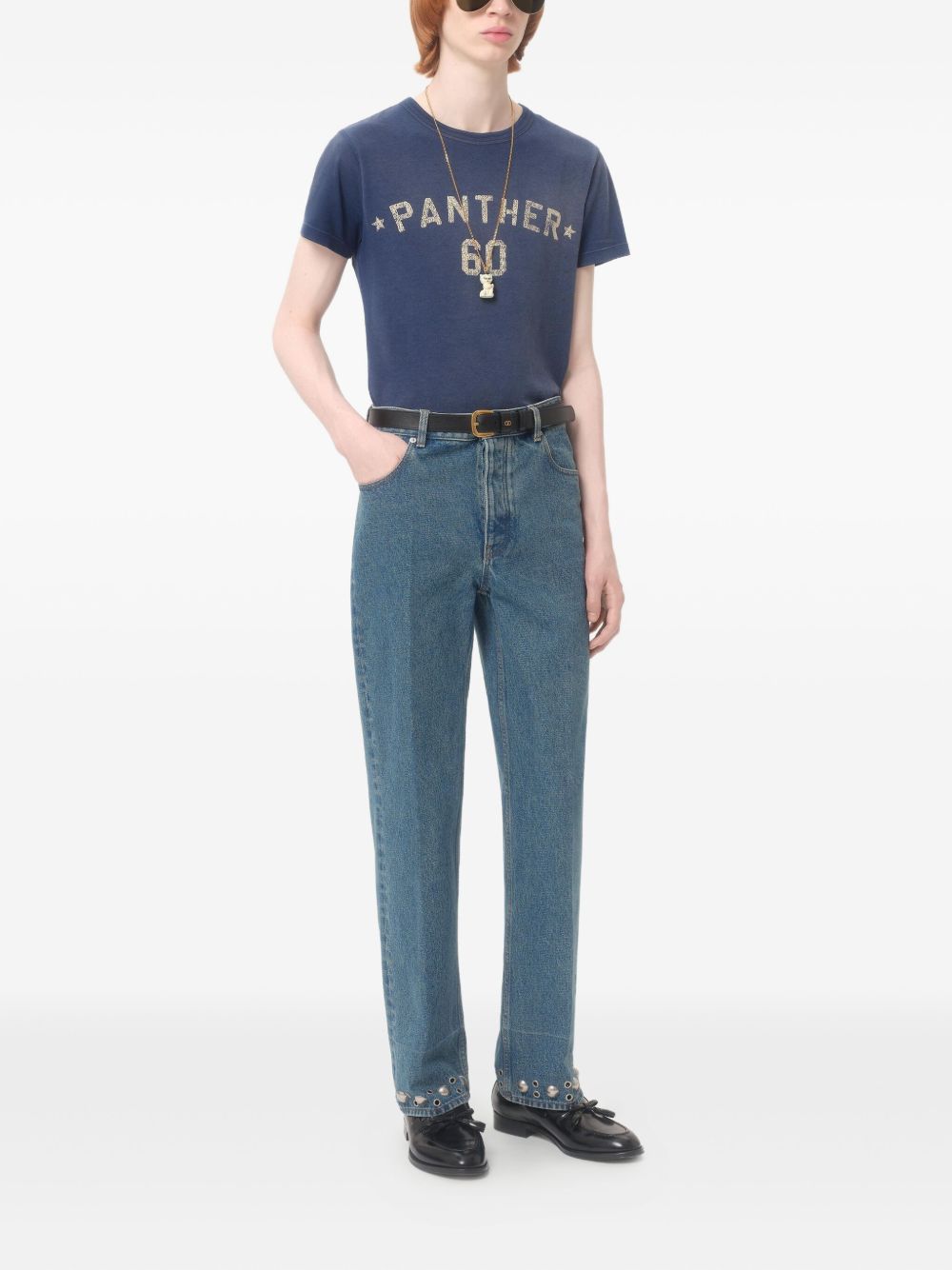 Valentino T-Shirts And Polos Blue Cotton