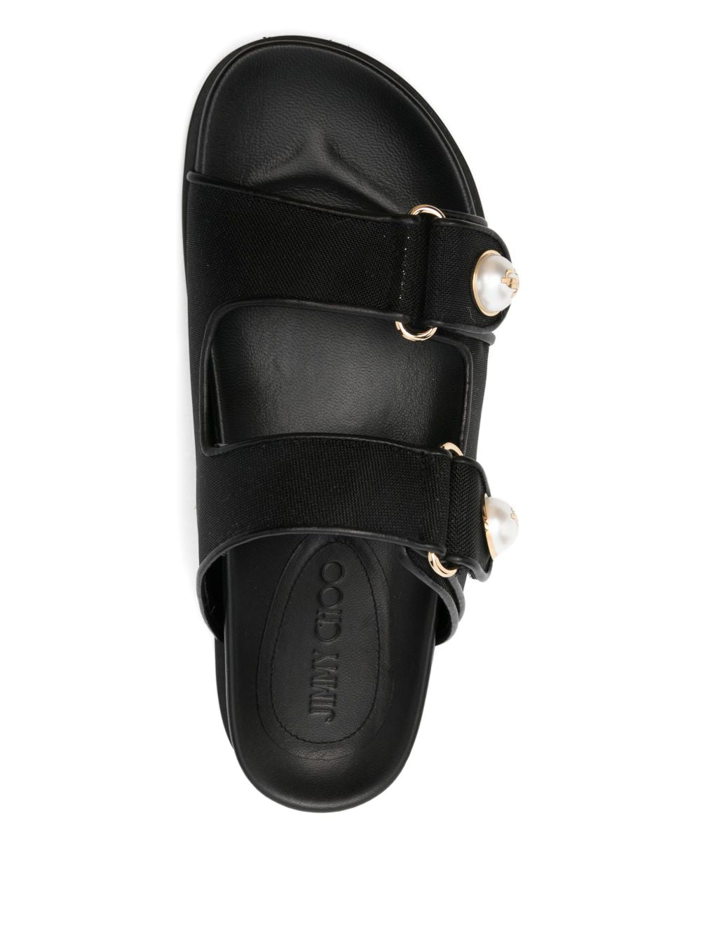 Jimmy Choo Sandals Black Outer: Calf Leather