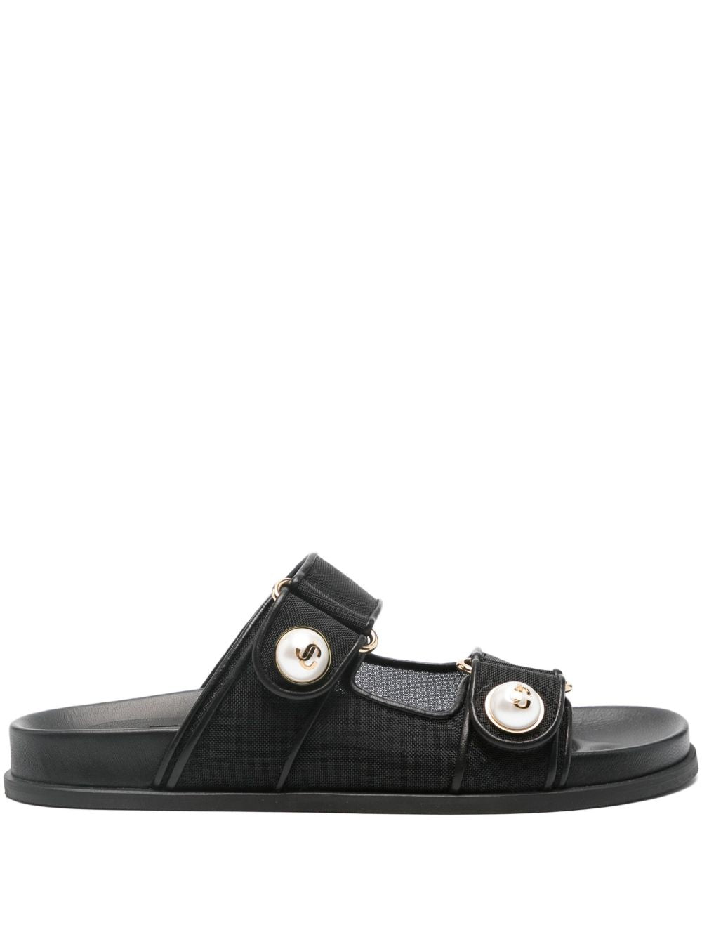 Jimmy Choo Sandals Black Outer: Calf Leather