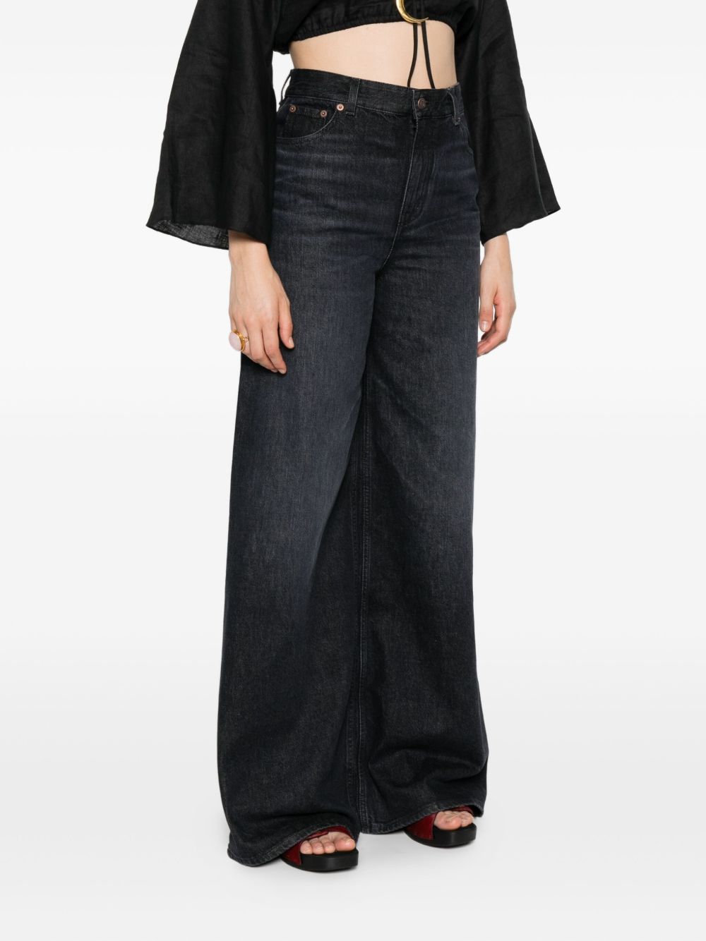 Chloè Jeans Black Outer: Cotton