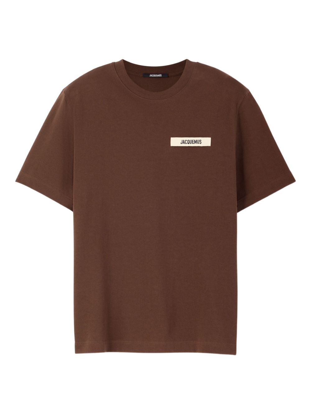 Jacquemus T-Shirts And Polos Brown Natural (veg)->cotton100.0 %
