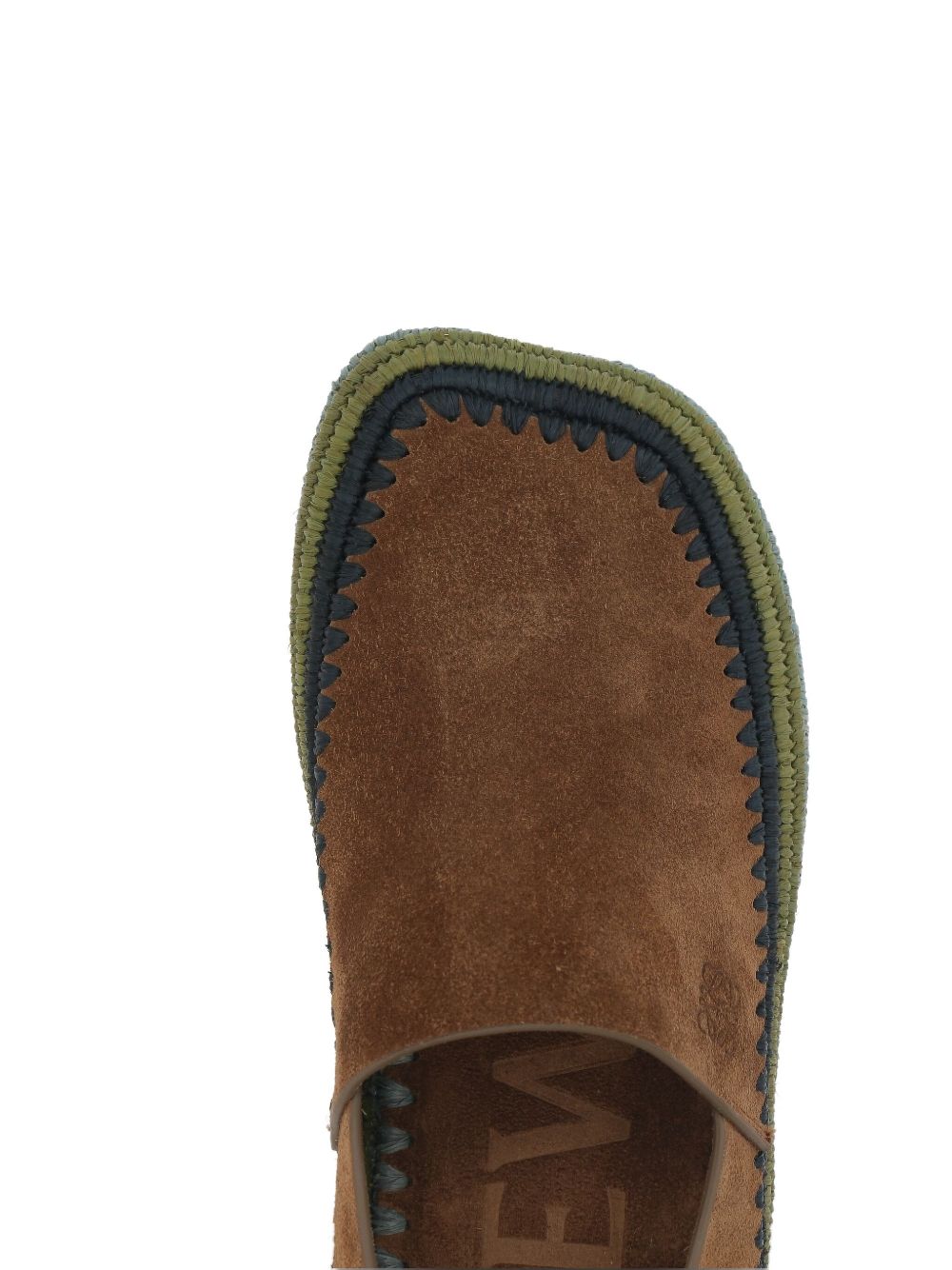 Loewe Paulas Ibiza Flat Shoes Brown