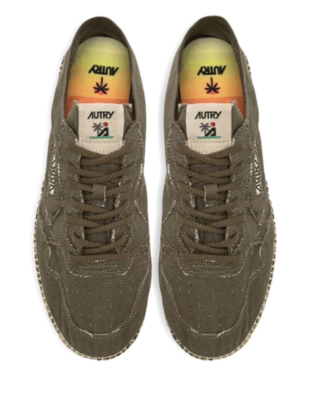 Autry Sneakers Green Cotton