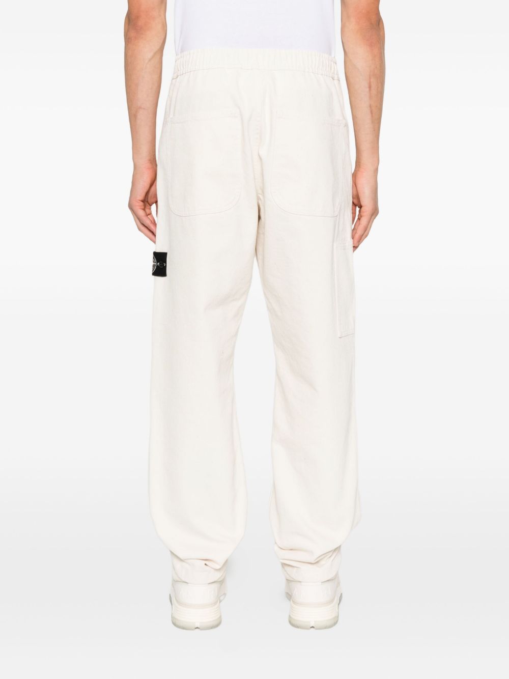 Stone Island Trousers Ivory