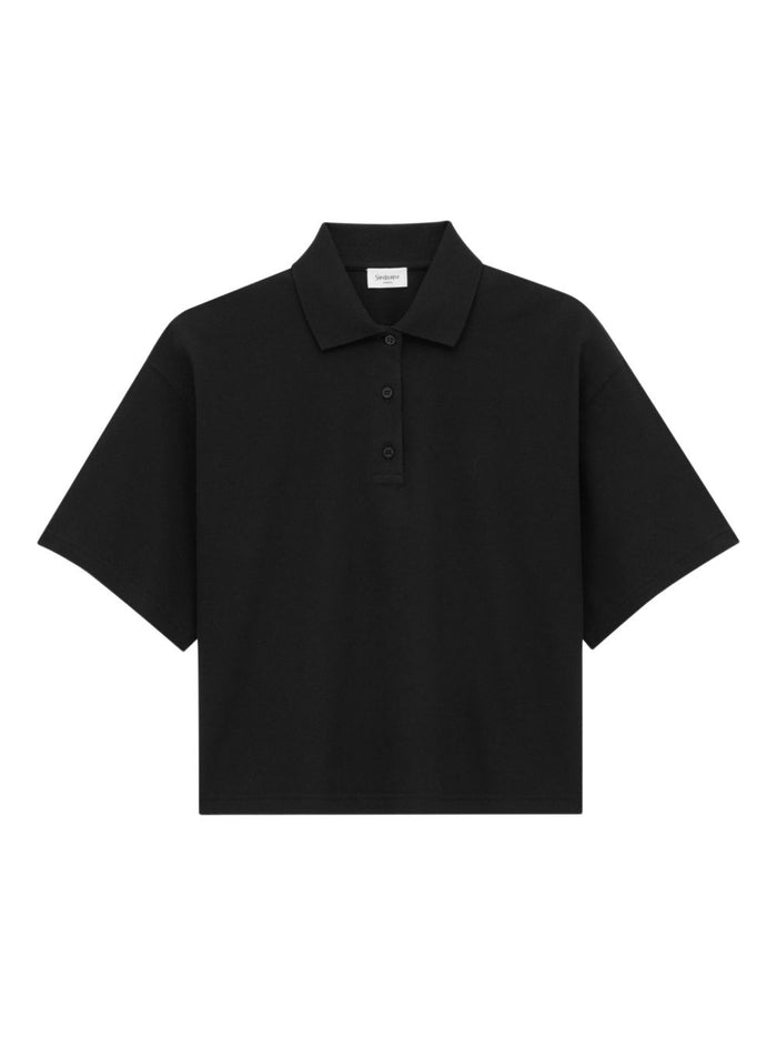 Saint Laurent T-shirts and Polos Black Cotton