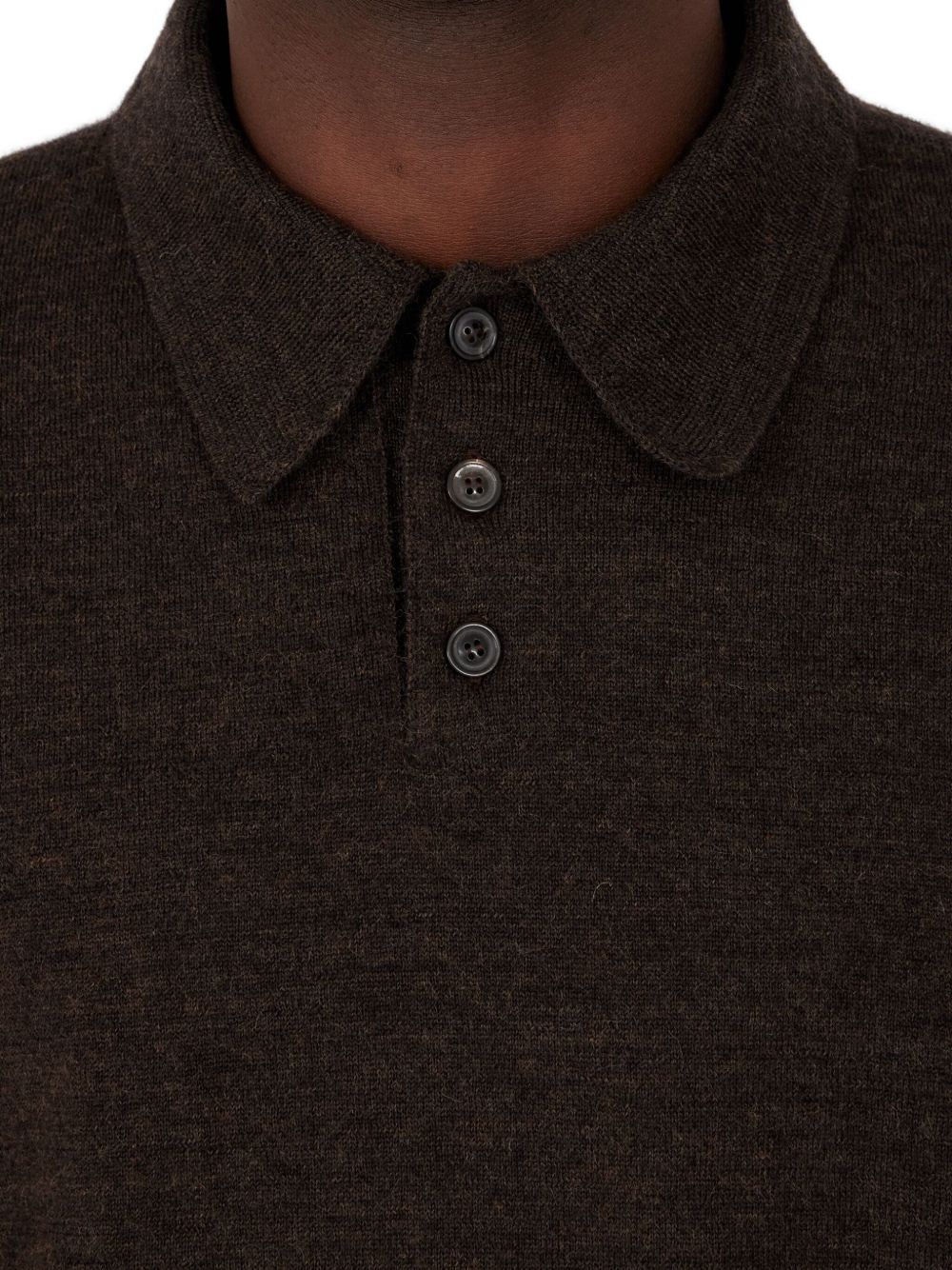 Maison Margiela T-Shirts And Polos Marrone Scuro Wool