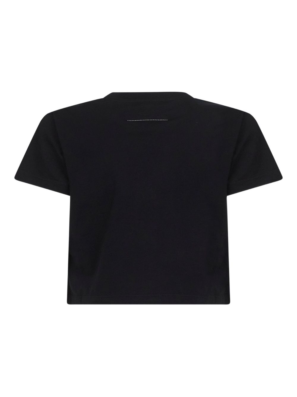 Mm6 Maison Margiela T-Shirts And Polos Black Natural (veg)->cotton100.0 %