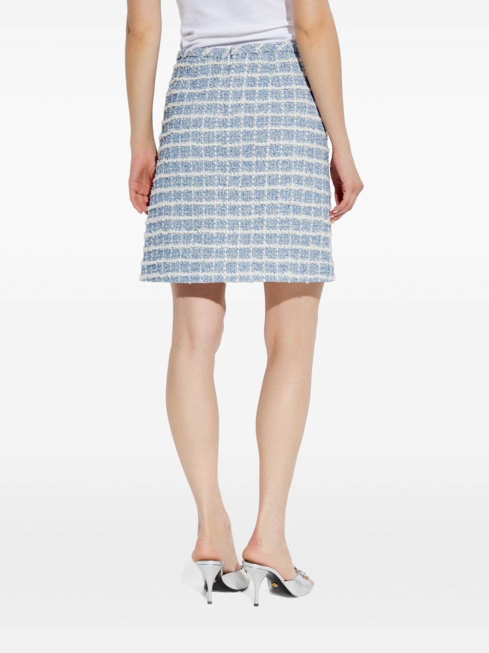 Versace Skirts Blue 1.outer Fabric:elastane