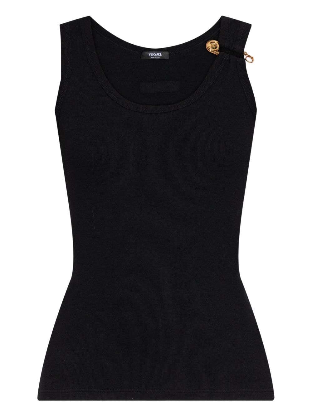 Versace Top Black 1.outer Fabric:elastane