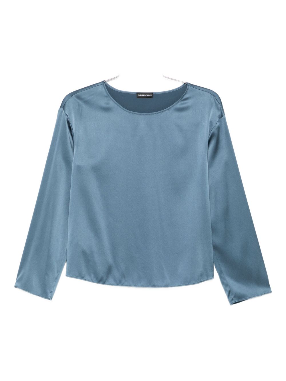 Emporio Armani Top Bluette Seta