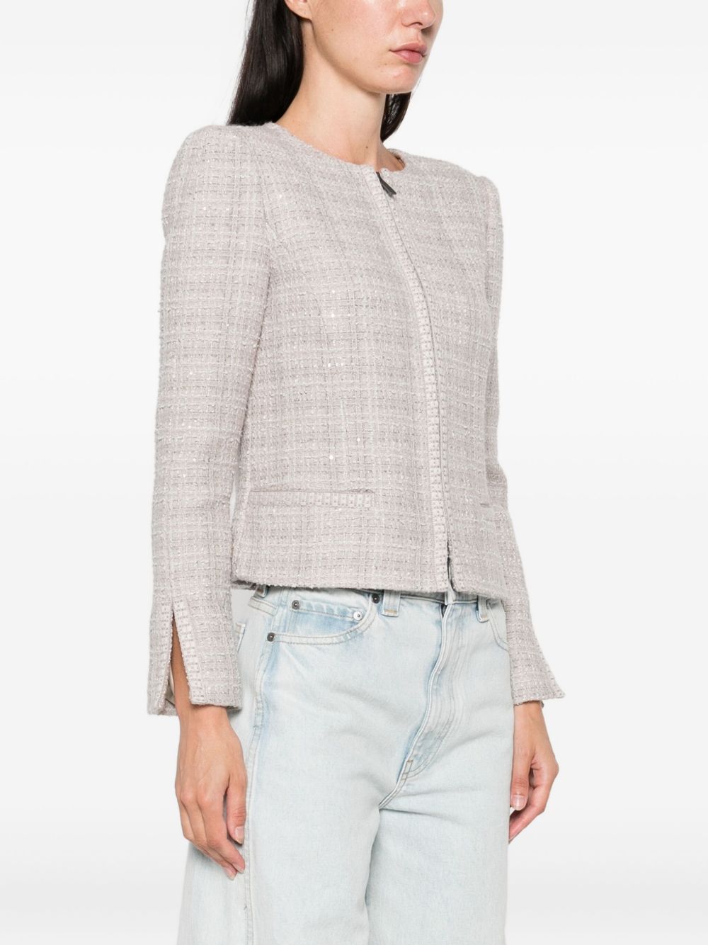 Emporio Armani Jackets Grigio Outer: Wool
