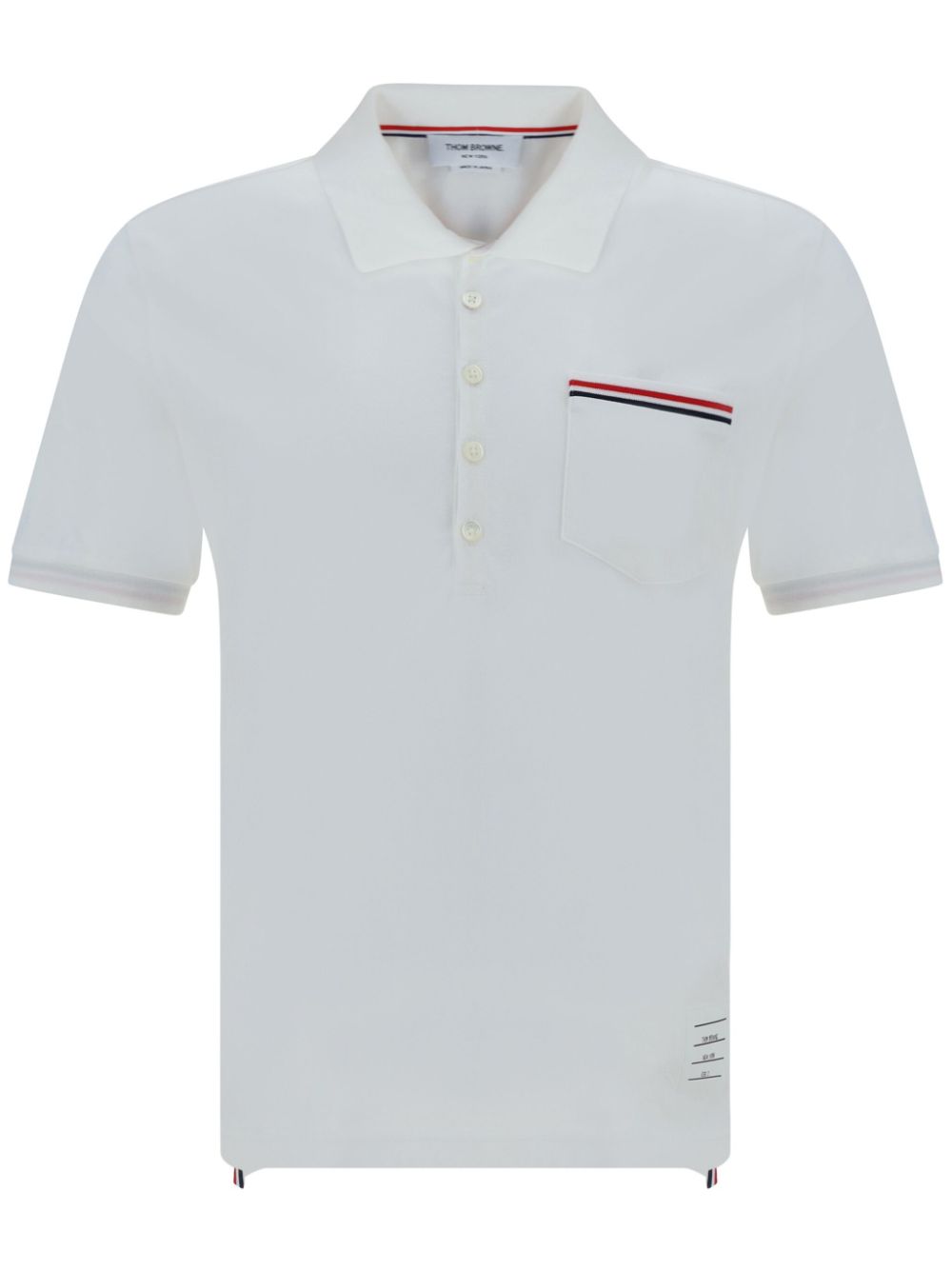 Thom Browne T-Shirts And Polos White Self: Cotton