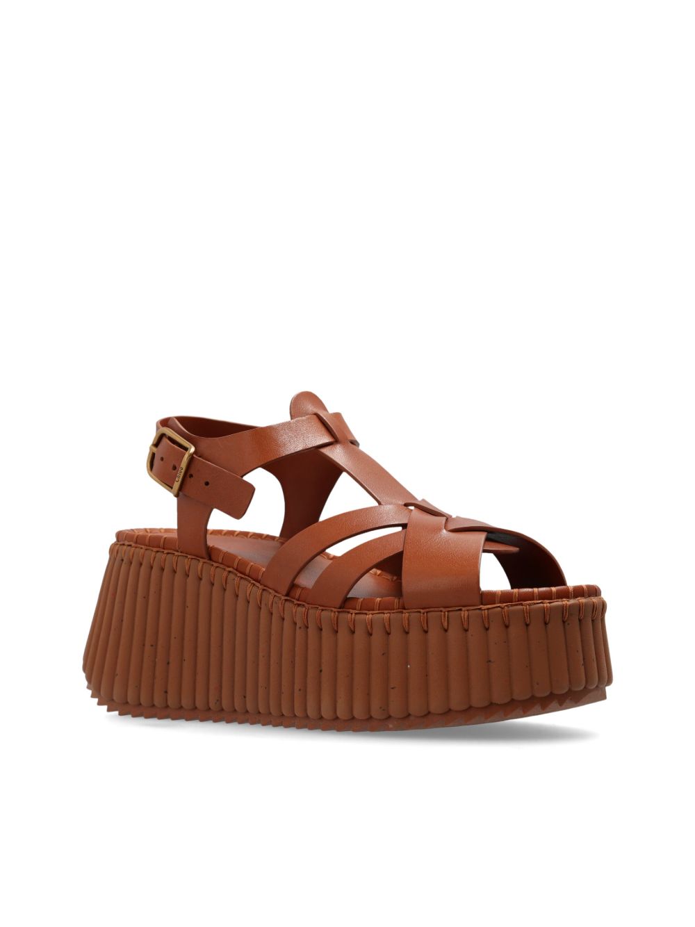 Chloè Sandals Leather Brown