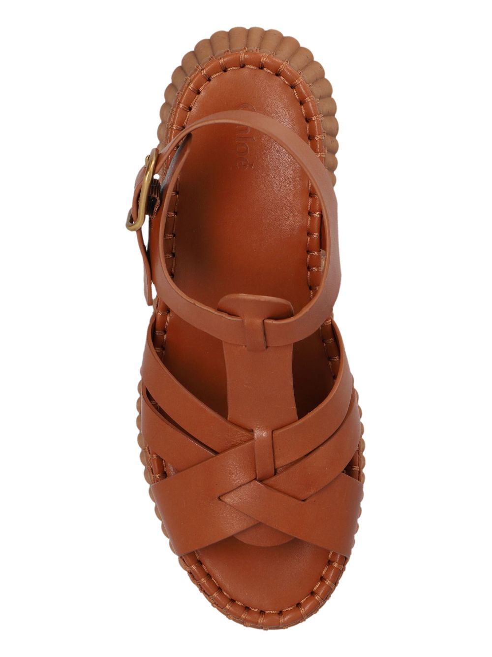Chloè Sandals Leather Brown