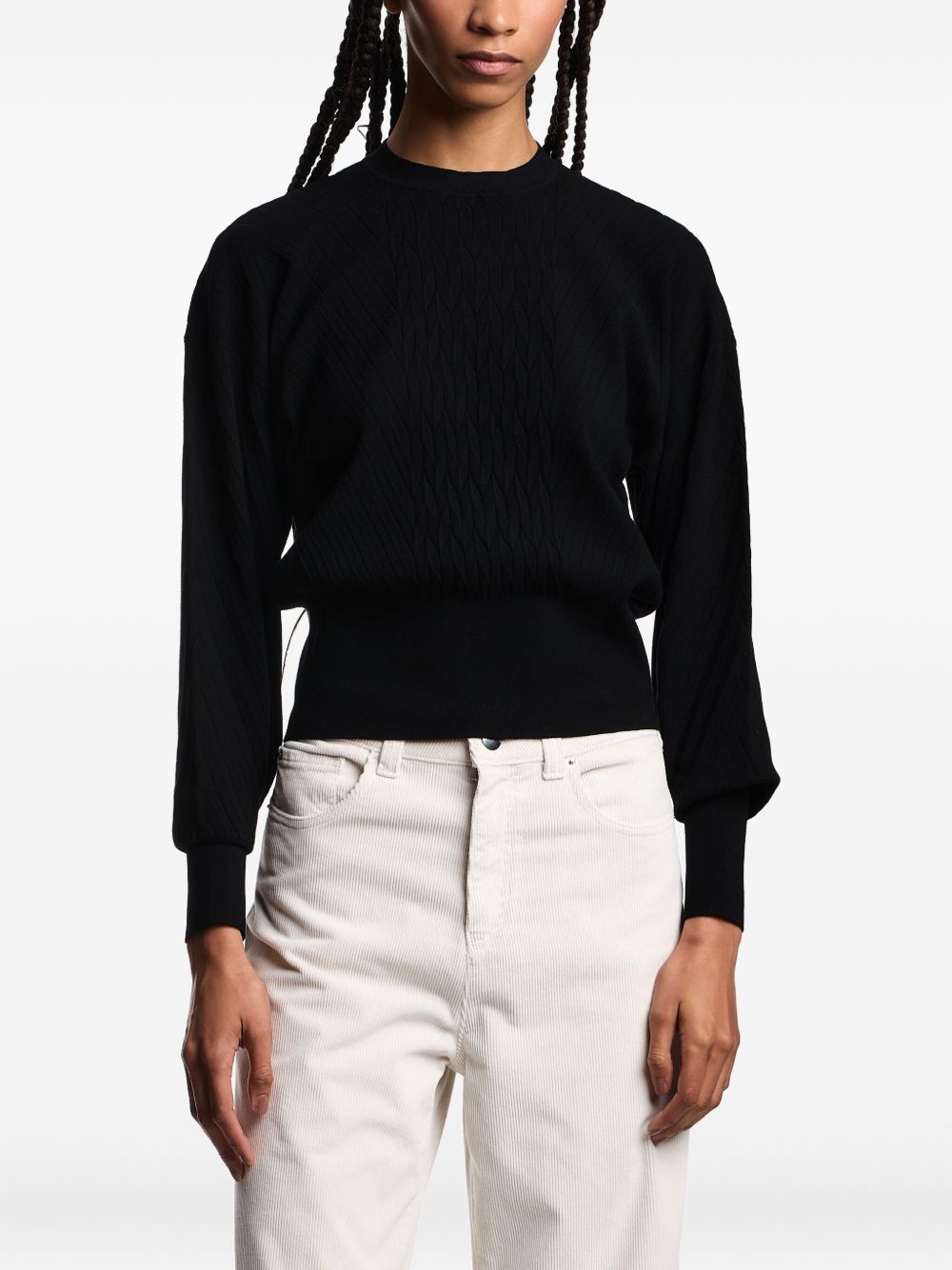 Emporio Armani Capsule Sweaters Nero Viscose