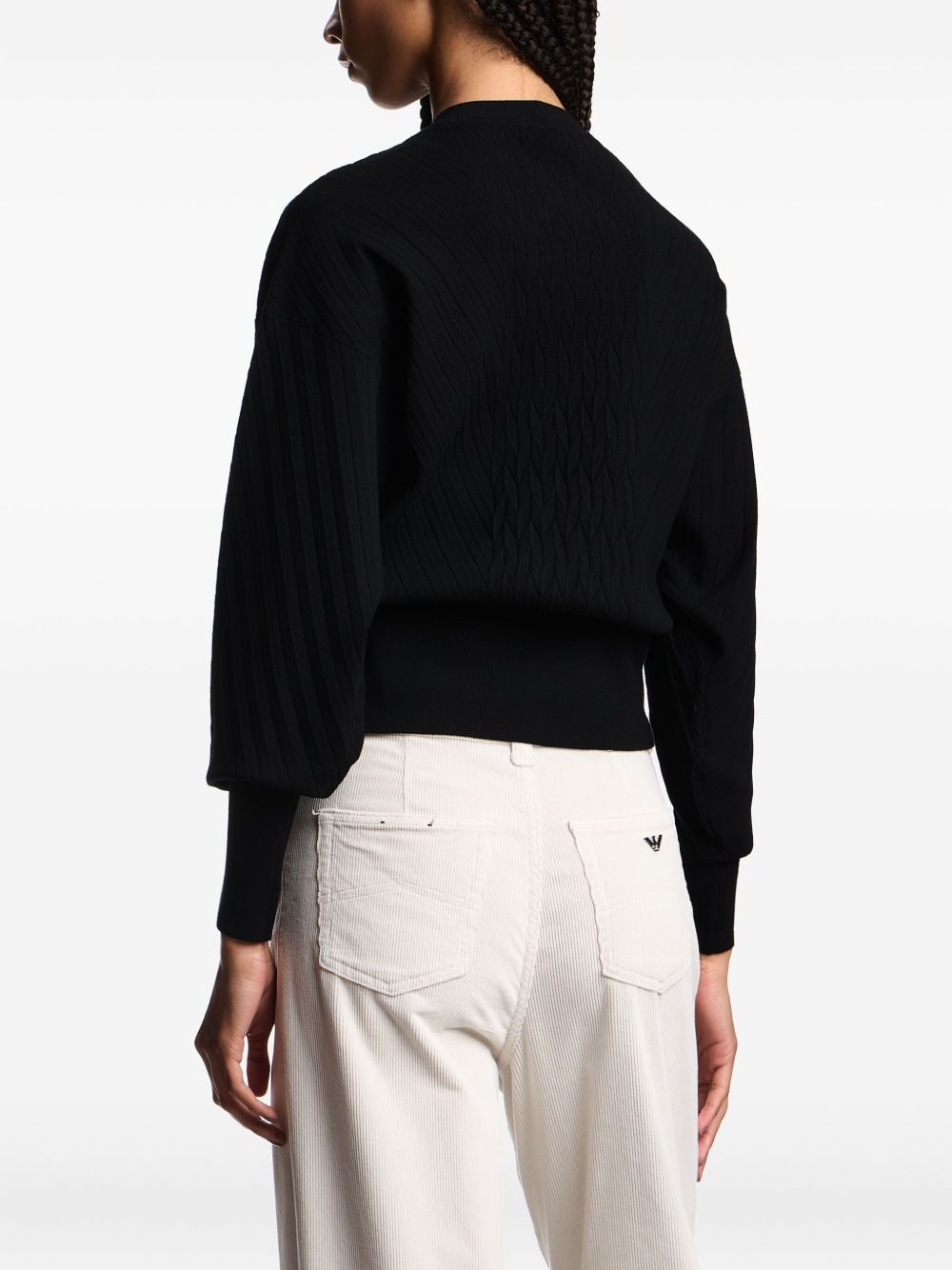 Emporio Armani Capsule Sweaters Nero Viscose