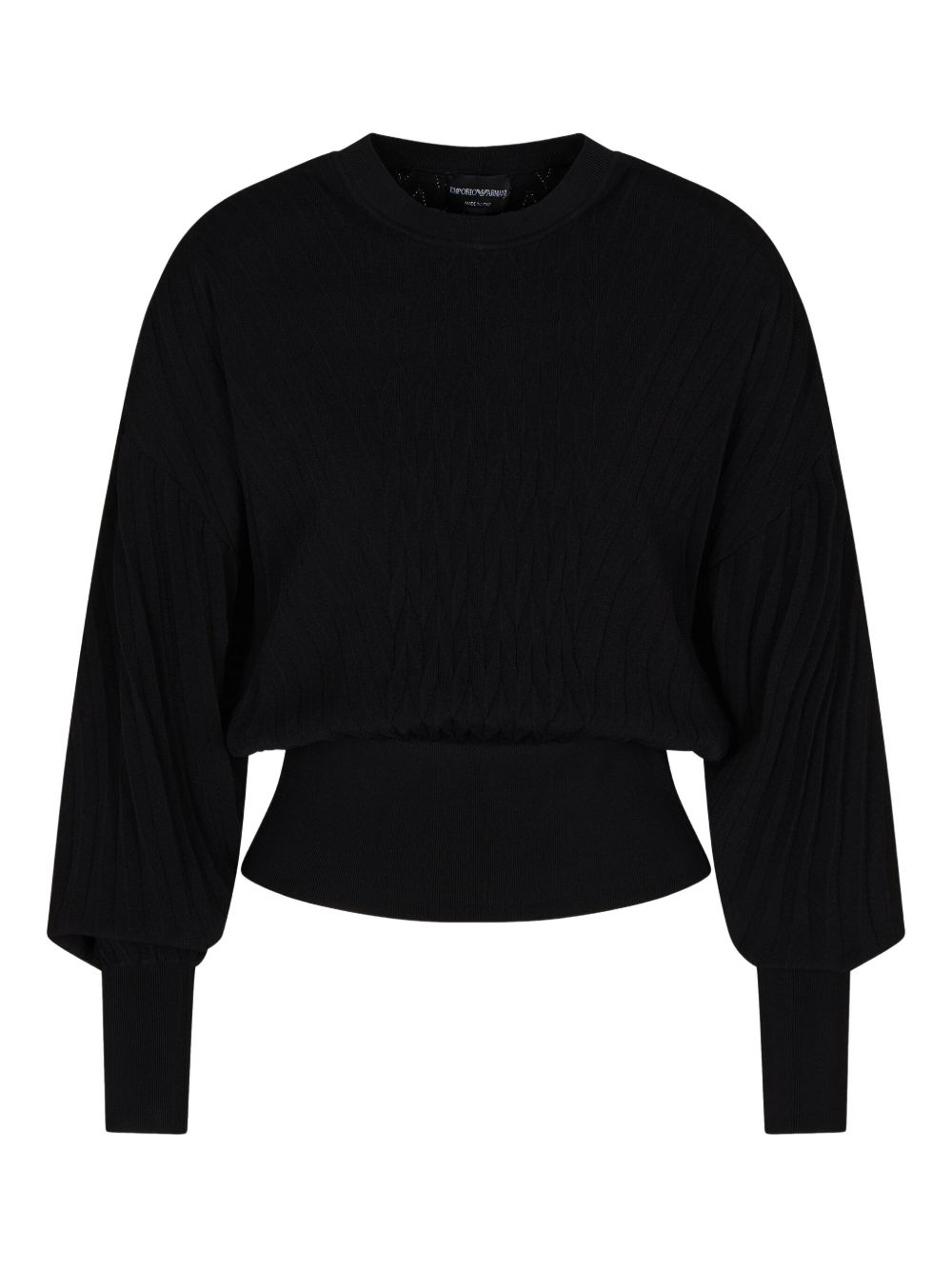 Emporio Armani Capsule Sweaters Nero Viscose
