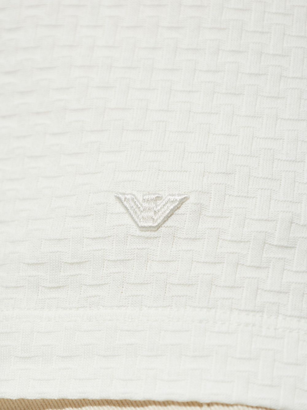 Emporio Armani T-Shirts And Polos Bianco Cotton