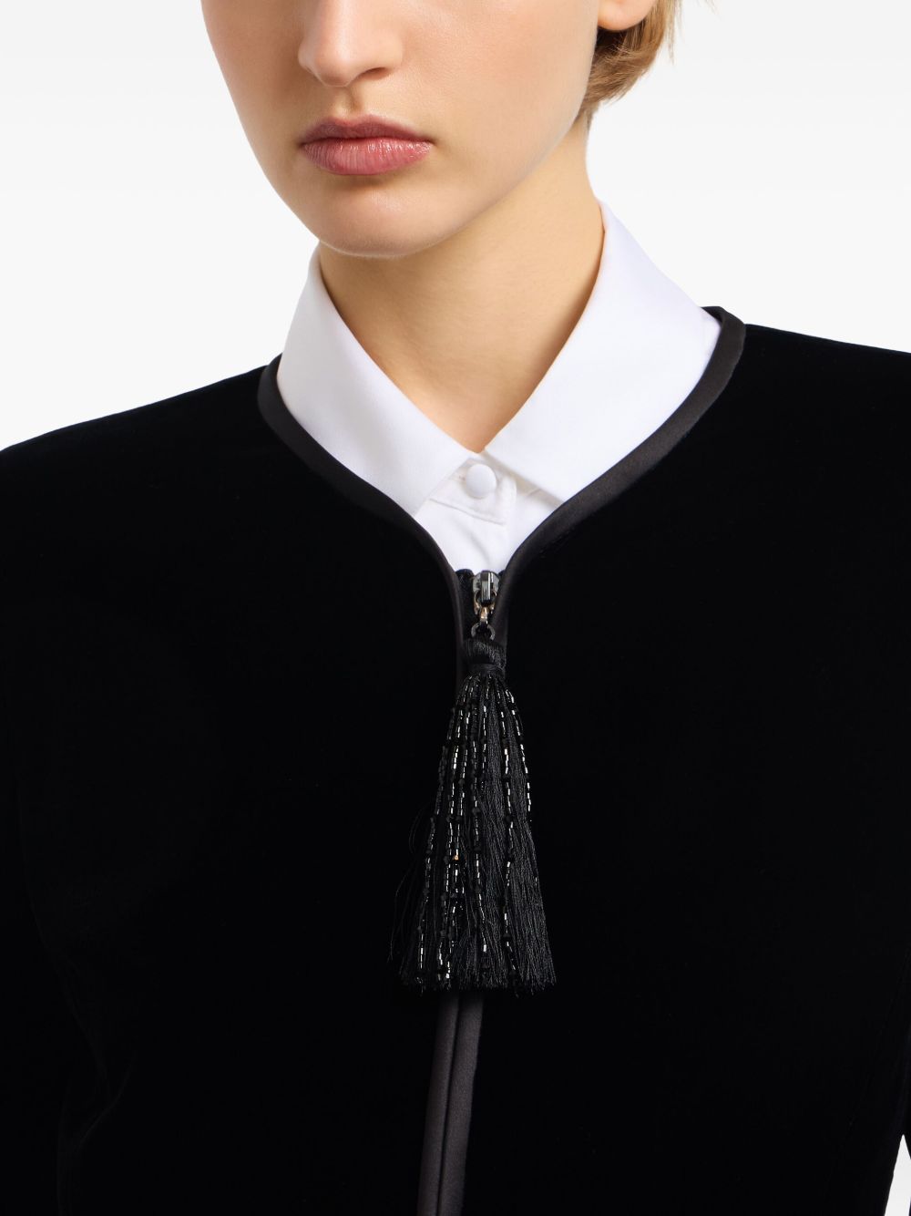 Emporio Armani Jackets Nero Cupro
