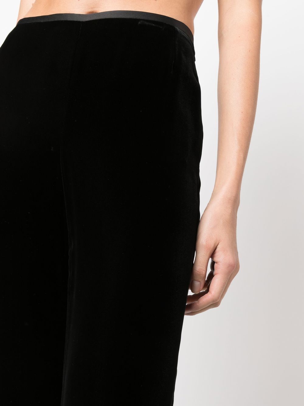 Emporio Armani Trousers Black Cupro