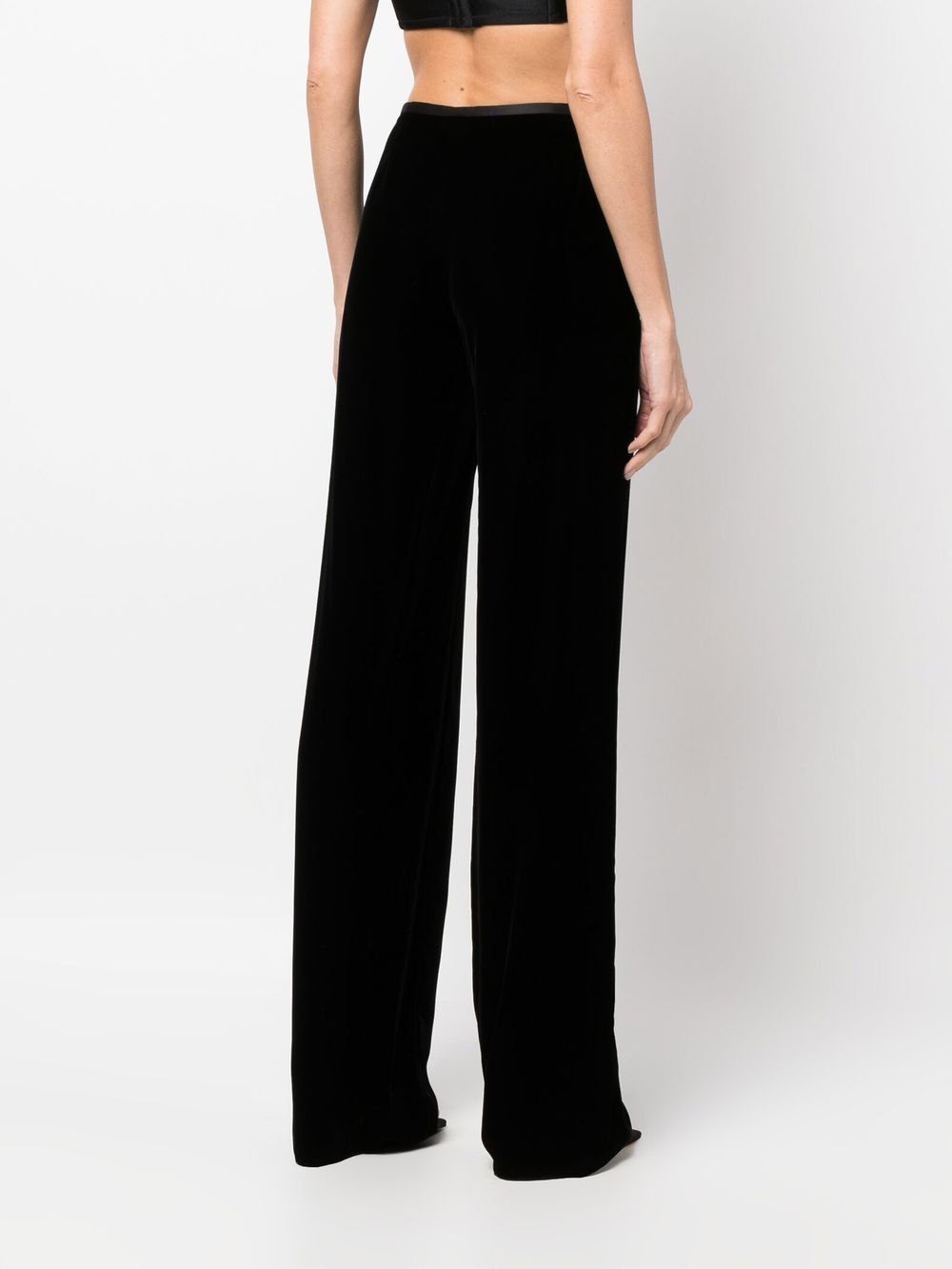Emporio Armani Trousers Black Cupro