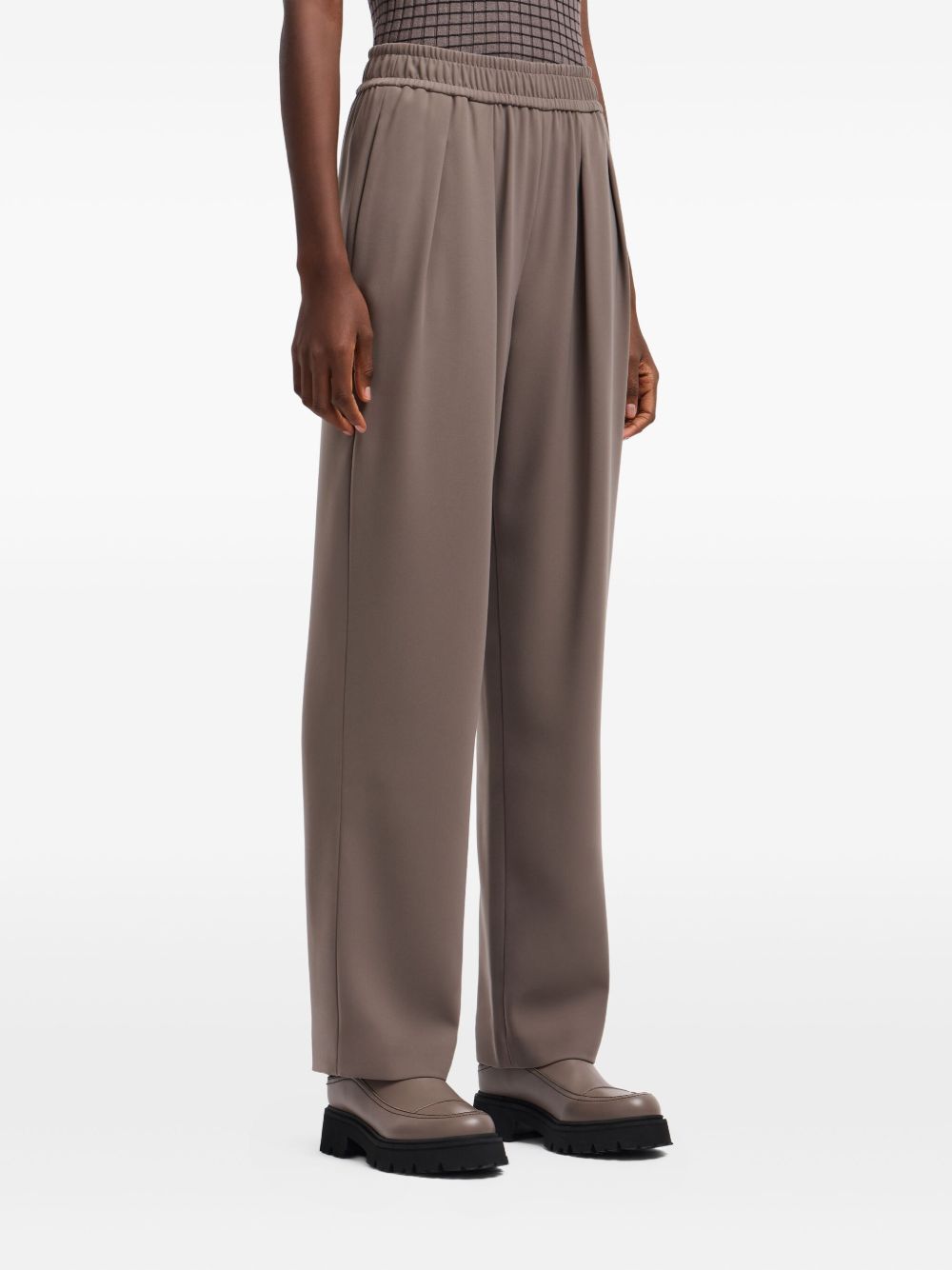 Emporio Armani Trousers Tortora Polyester