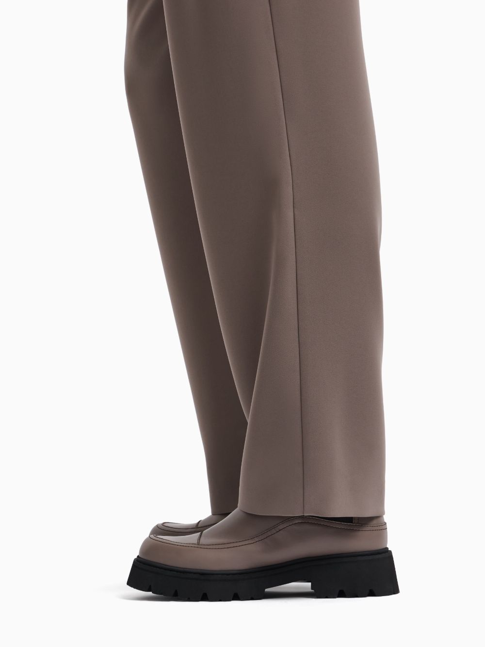 Emporio Armani Trousers Tortora Polyester