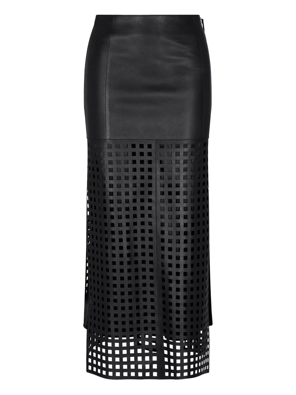 Emporio Armani Skirts Nero Furs & Skins->leather100.0 %