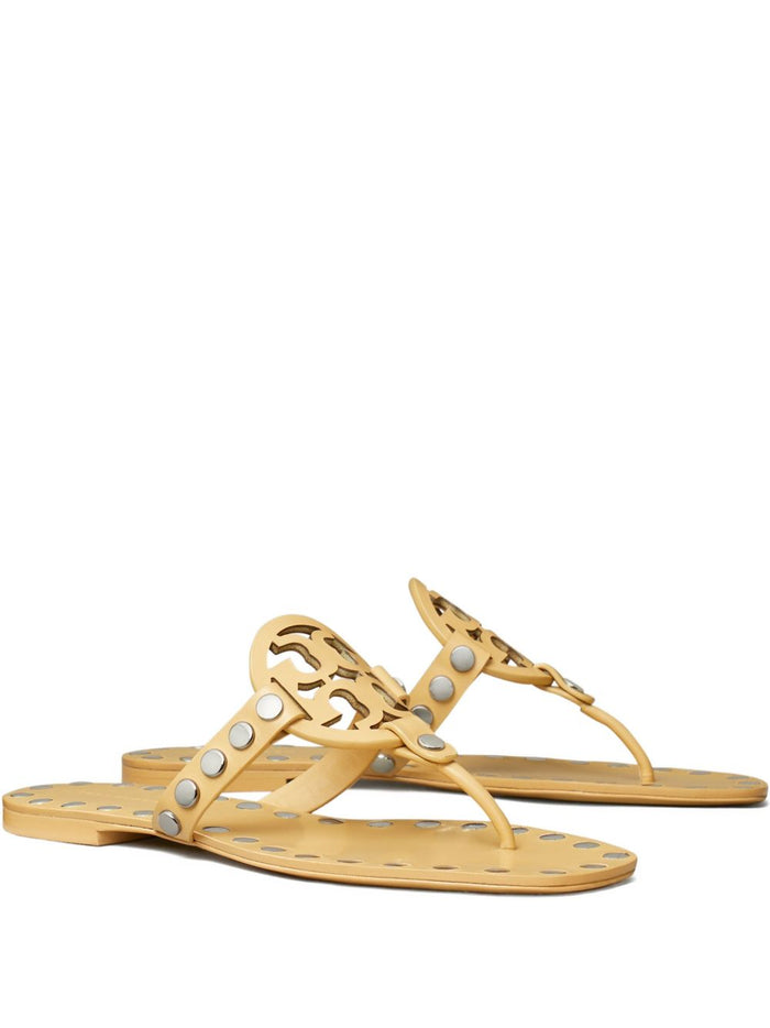 Tory Burch Sandals Beige Outer: Leather