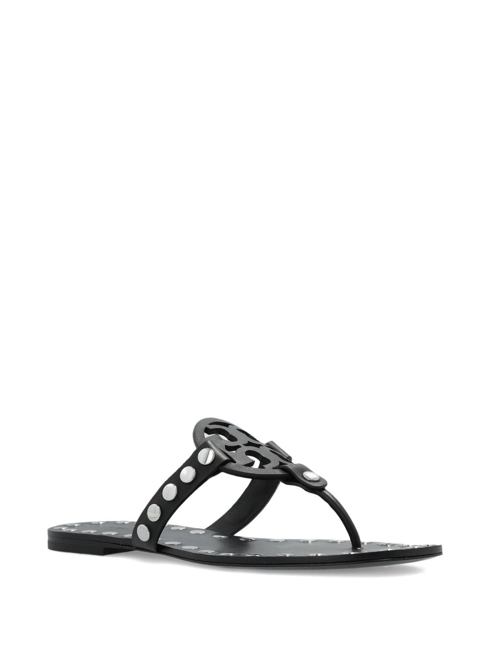 Tory Burch Sandals Black Outer: Calf Leather