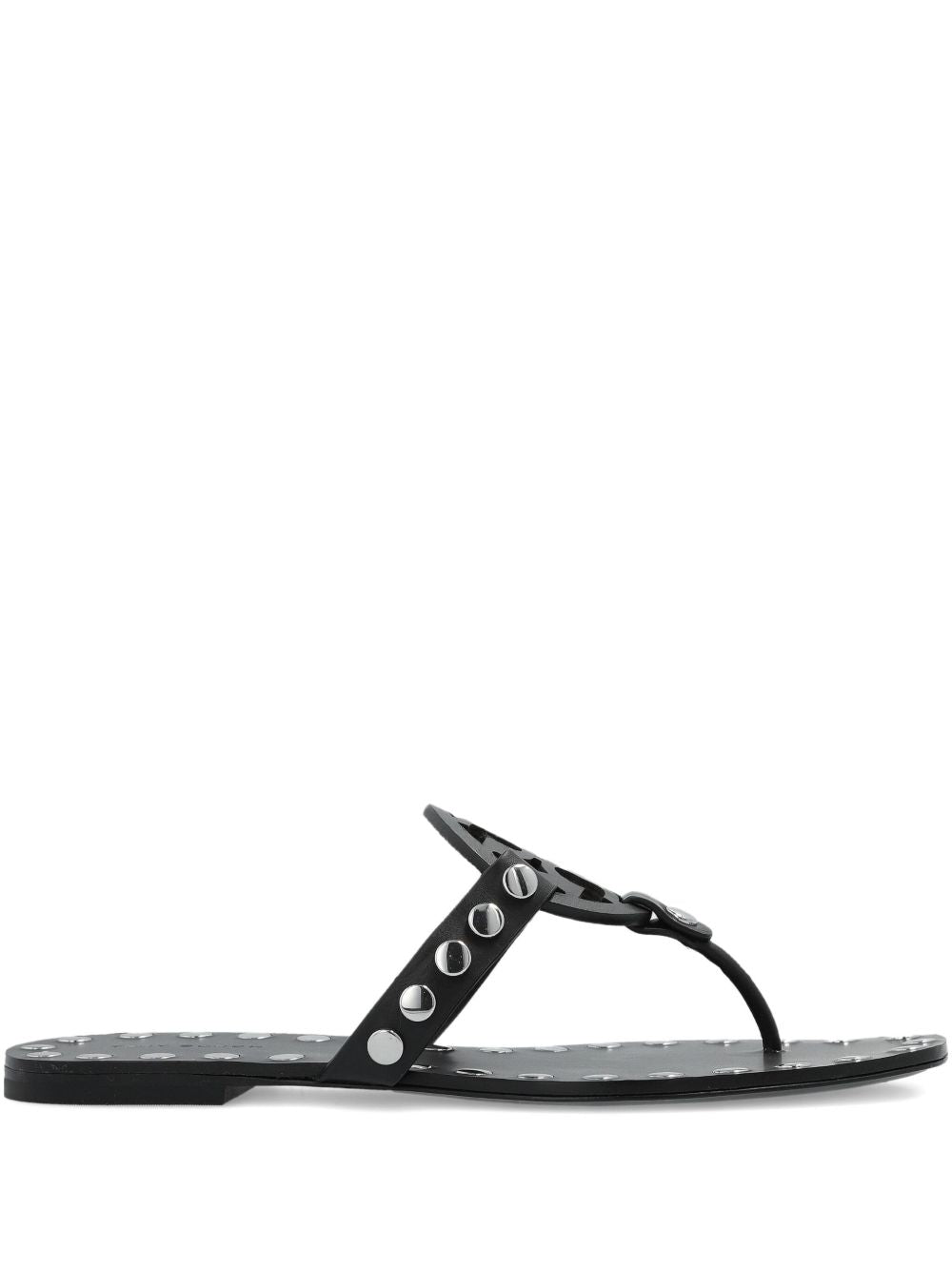 Tory Burch Sandals Black Outer: Calf Leather