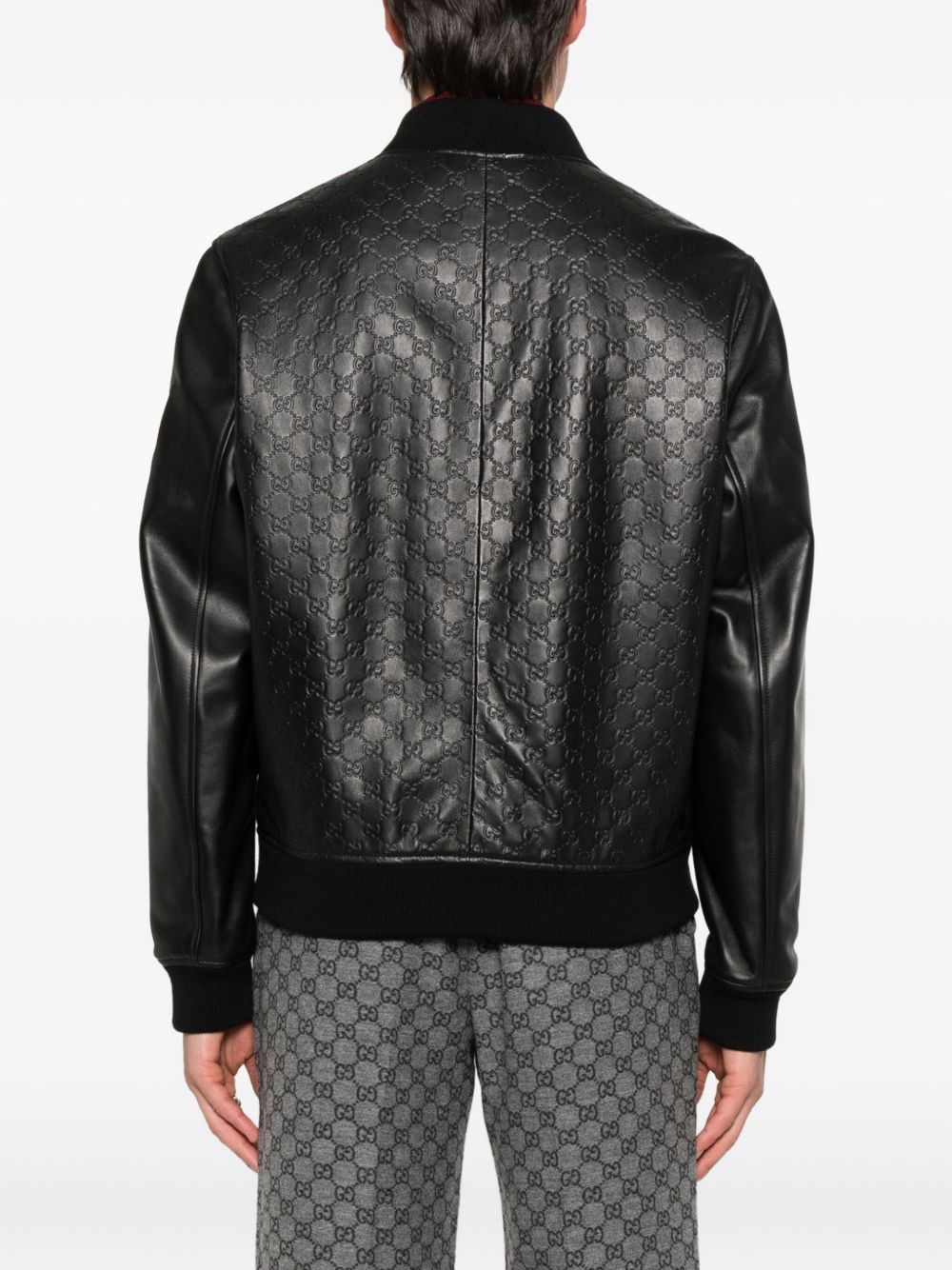 Gucci Coats Black Calf Leather