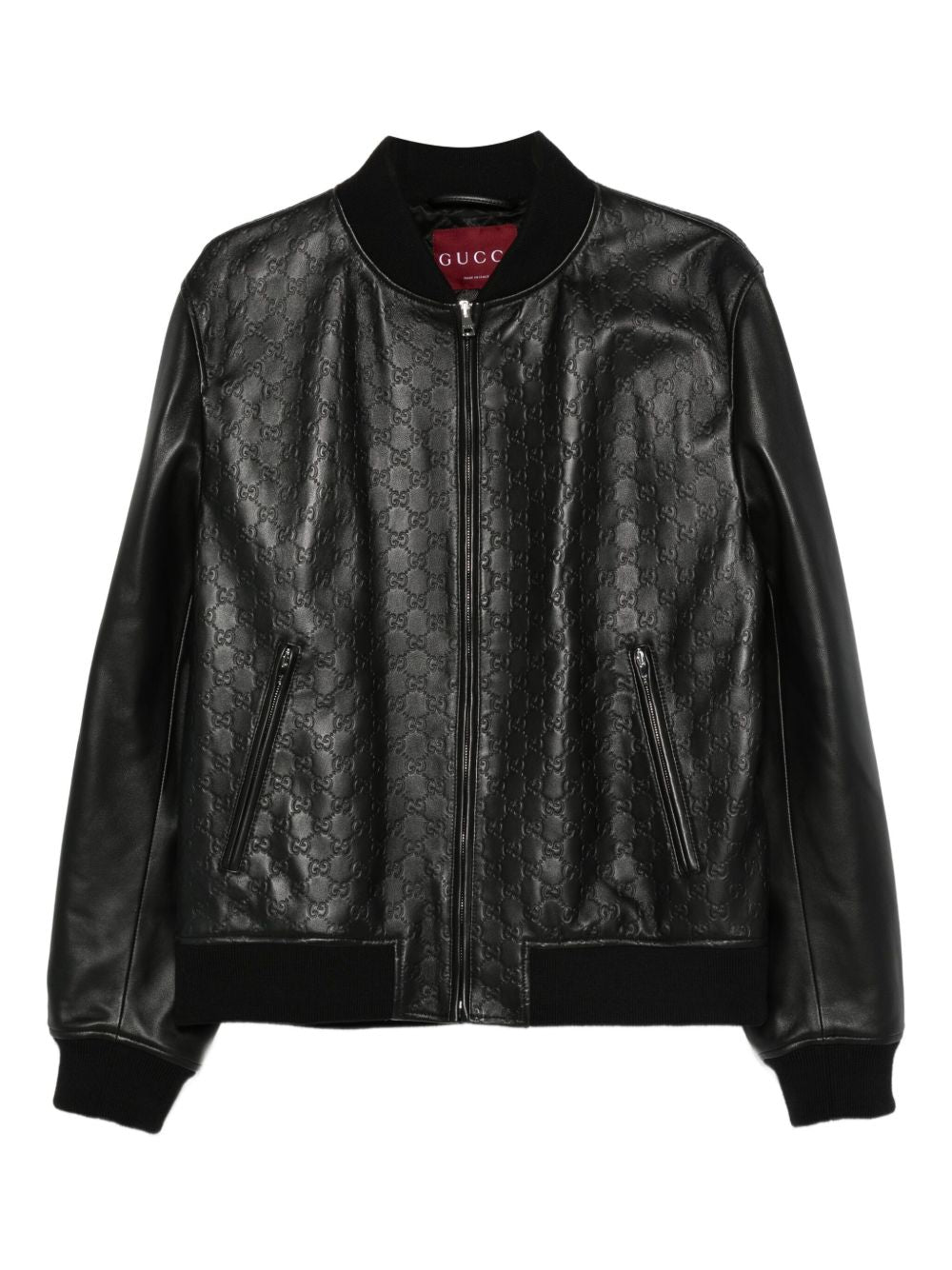 Gucci Coats Black Calf Leather