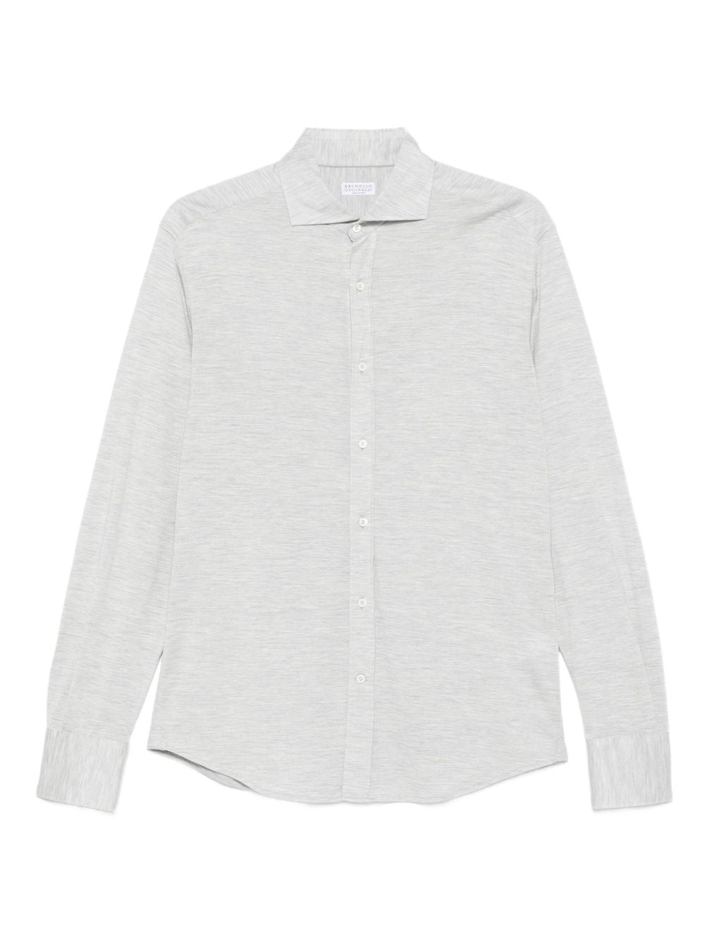 Brunello Cucinelli Shirts Grigio Chiaro Silk